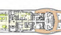 Motor yacht EVENT -  Bridge Deck Layout